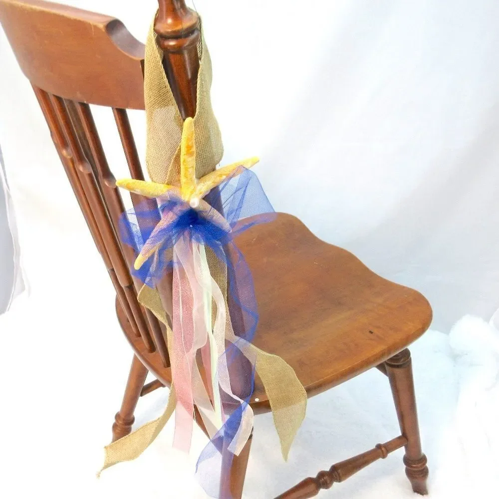 Hand-made Starfish Chair Sash